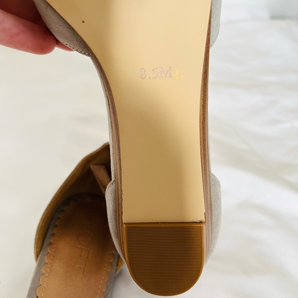 NEW LOFT Pointed Flats 8.5 Grey - Picture 3 of 4